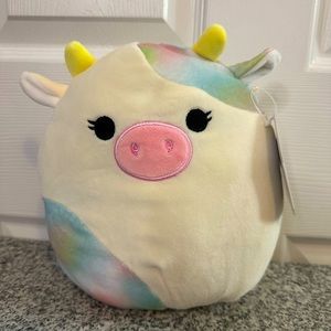 NWT 8” Candess the cow Squishmallow